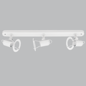 Brightstar S005/3 Saturn 3-Light Spotlight - Gun Metal, Satin Chrome, or White