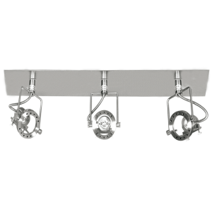 Brightstar S010/3 Satin Chrome 3-Light Swivel and Tilt Spotlight