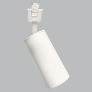 Brightstar S095/1 White 3-Wire Aluminium GU10 Track Light Fixture