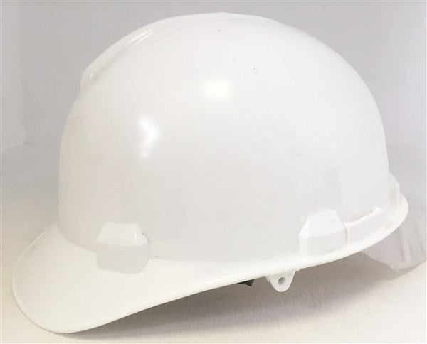 Cap Safety (Peak) White  Lined (Sh1513Wt)