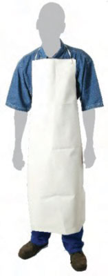 Apron Pvc Ex/H/Duty 700Gr White Bldfat