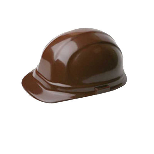Cap Safety (Peak) Brown Lined