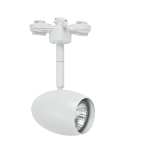 Brightstar S106 White Die-Cast Aluminium Track Light - 1 x 50W GU10