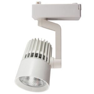 Brightstar S113/20 White 20W LED Plastic and Aluminium Track Light, 4000K, 1600 Lumen