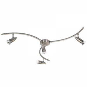 Brightstar S123/4 Satin Chrome 4-Light Spotlight