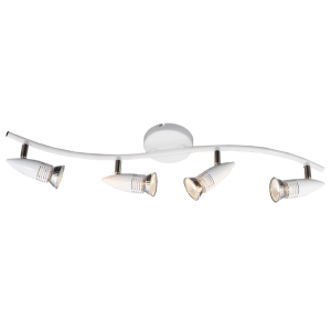 Brightstar S150/4 White Painted 4-Light Adjustable Spotlight