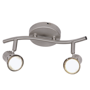 Brightstar S152/2 Satin Chrome Double Spotlight