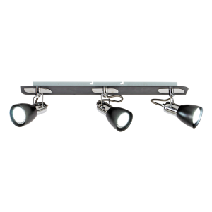 Brightstar S156/3 Black Chrome 3-Light Spotlight