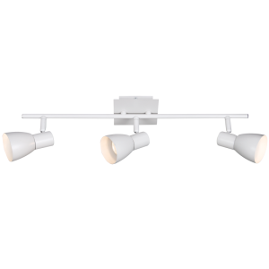Brightstar S161/3 Matt White 3-Light Spotlight - 542mm Length