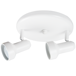 Brightstar S164/2 Matt White Dual Spotlight Fitting