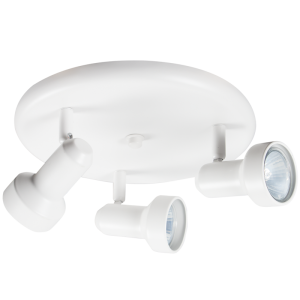Brightstar S164/3 Matt White 3-Light Spotlight
