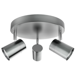 Brightstar S168/3 Satin Chrome 3-Light Spotlight