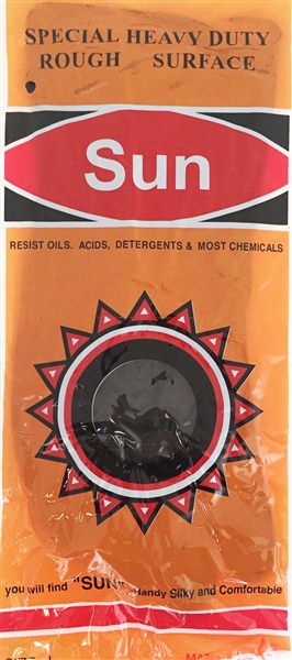 Gloves Builders Latex Black Rubber G018