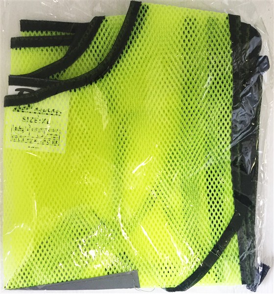 BIB REFLECTIVE FLU LIME  V014Y