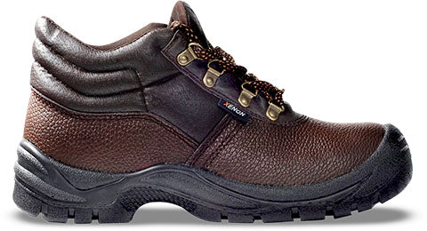 BOOT SAFETY XENON OIL/ACID ST/CAP BROWN S900S SIZE  8
