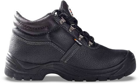 Boot Safety Mercury Oil/Acid St/Cap Black Size  7