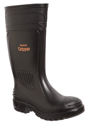 GUMBOOT GRIPPER WAYNE KNEE/L BLACK STC SIZE  6 F1210