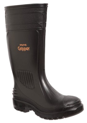 GUMBOOT GRIPPER WAYNE KNEE/L BLACK STC SIZE  9 F1210