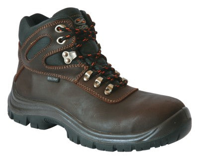 BOOT SAFTY BRONX VOLCANO HIGH OIL/ACID ST/CAP BROWN SIZE  6 (6