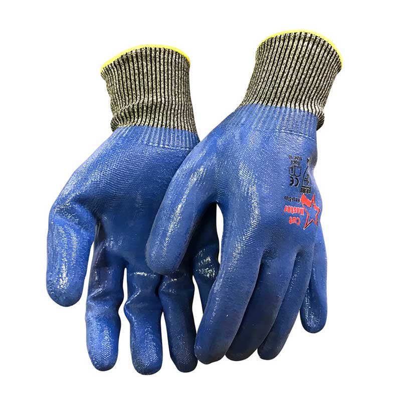 Gloves Cutmaster Nitrox Blue Sz 10 G066