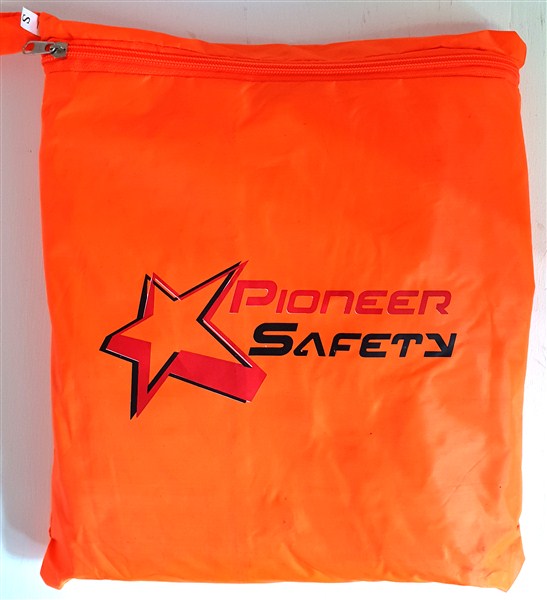RAINSUIT RUBBERISED HI-VIS REFL TAPE  ORANGE S