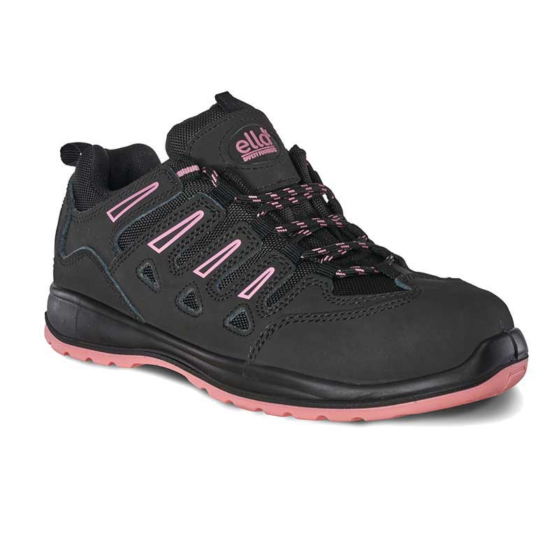 Boot Safety Ladies Lilly Takkie St/Cap Blk/Pnk Size 5