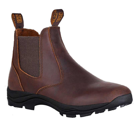 Boot Safety Jcb Chelsea Brn S/Toe Slip/Res Size 7 Jcb8899