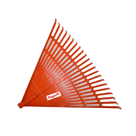 Rake Leaf Plastic Enzo Large (Orange)