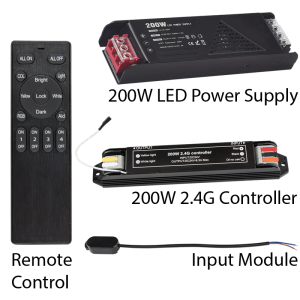 Brightstar S322/4 Piece 200W 2.4G External Slimline Track Lighting Set