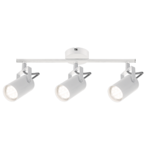 Brightstar S406/3 White Painted Spotlight - Modern 3-Light Fixture
