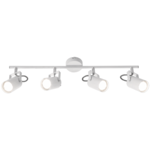 Brightstar S406/4 White Four-Light Adjustable Spotlight - 605mm Length
