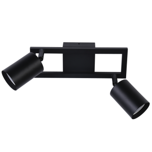 Brightstar S413/2 Black 2-Light Painted Spotlight