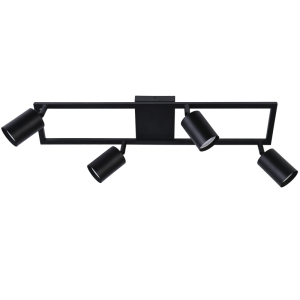 Brightstar S413/4 Black 4-Light Adjustable Spotlight