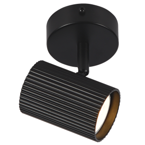 Brightstar S416/1 Matt Black Single Spotlight