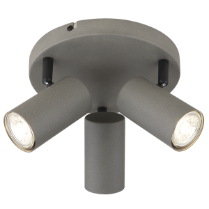 Brightstar S419/3 Sandy Grey 3-Light Metal Spotlight