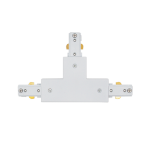 Brightstar S555 White T Type Joiner for 3-Wire Track Lighting