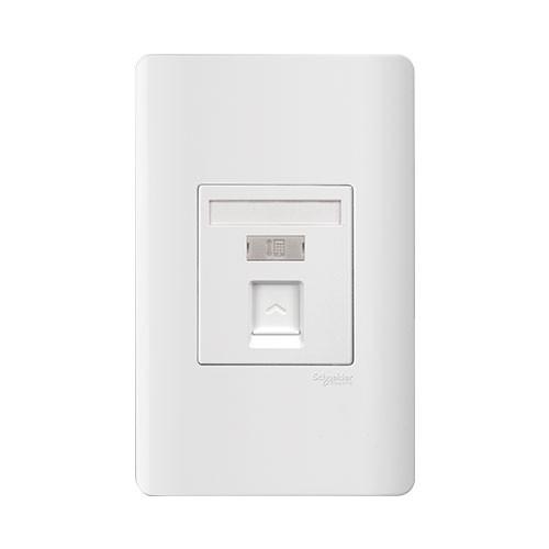 Schneider Electric Zencelo Single Tel Socket
