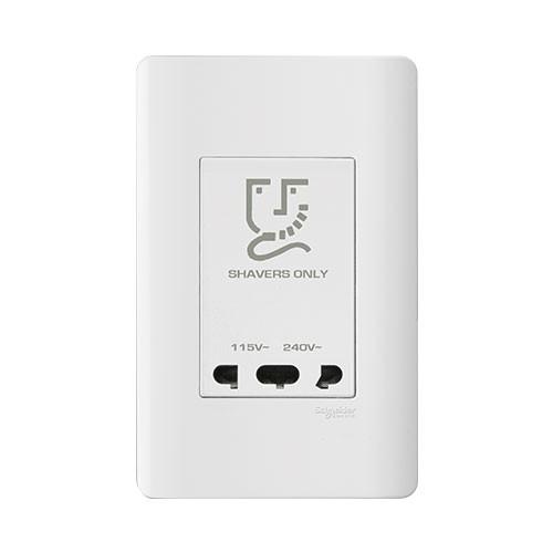Schneider Electric Zencelo Shaver Socket