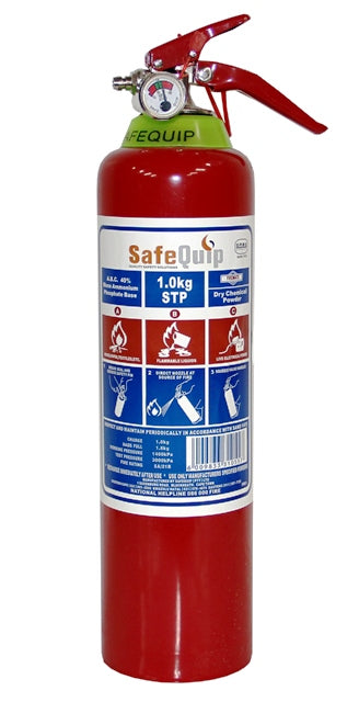 FIRE EXTINGUISHER SQ DCP 1KG W/BRK (6)