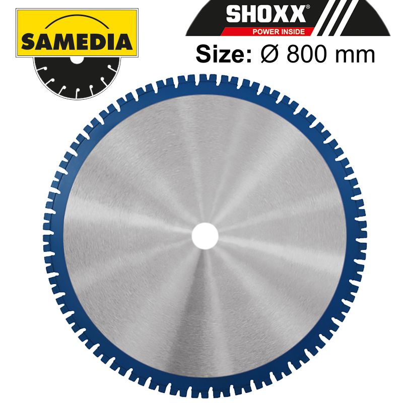 Wall Saw Blade 800Mm X 60Mm X 4.8Mm Re-Inf. Concrete Shoxx Wbx