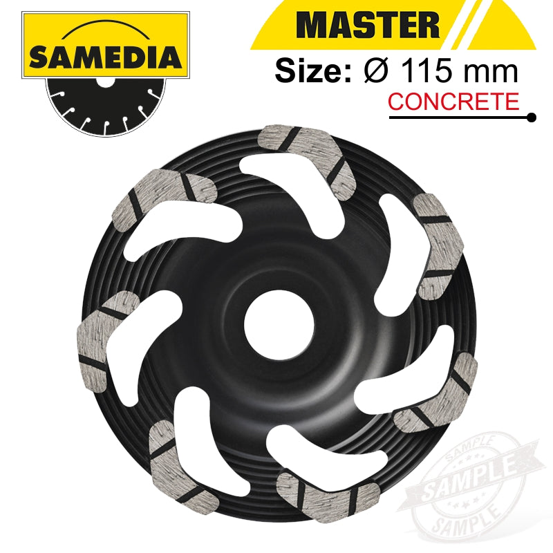 Diamond Cup Wheel 115Mm X 22.23 Ind. Special Master Stu