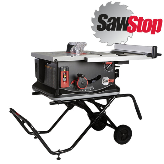 Sawstop Jobsite Saw 250Mm With Mobile Cart