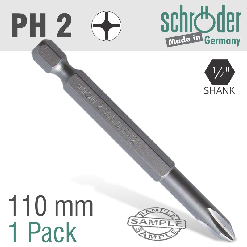 Phil.No.2 110Mm Power Bit 1 Pack