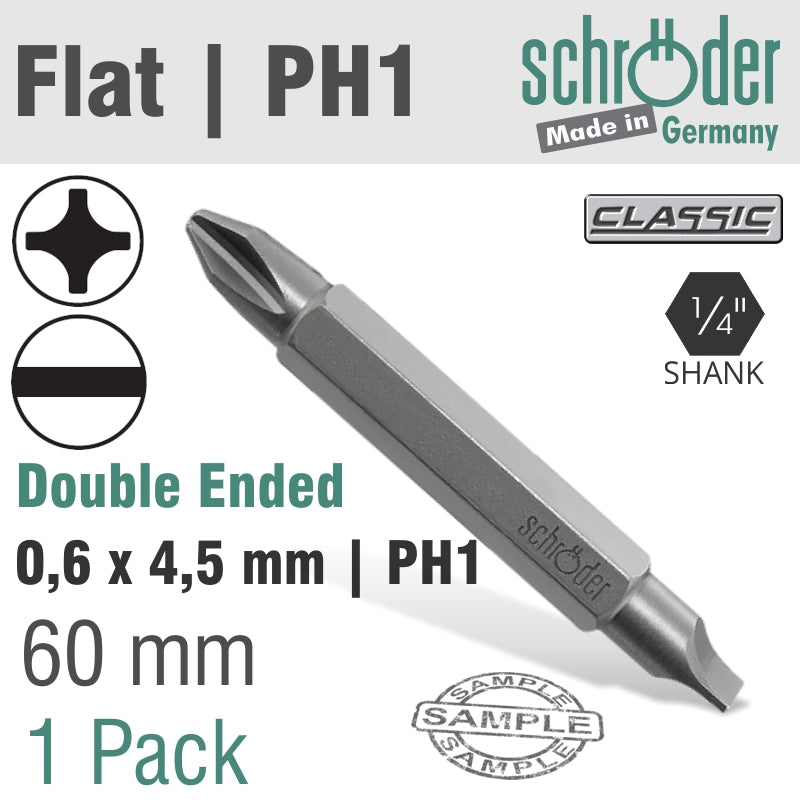 Schroder D/End 0.6X4.5/Ph1 60Mm 1/Pk