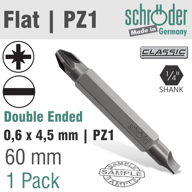 Schroder D/End 0.6X4.5/Pz1 60Mm 1/Pack