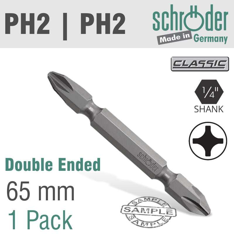 Schroder Bit Reversible Ph2Xph2 65Mm