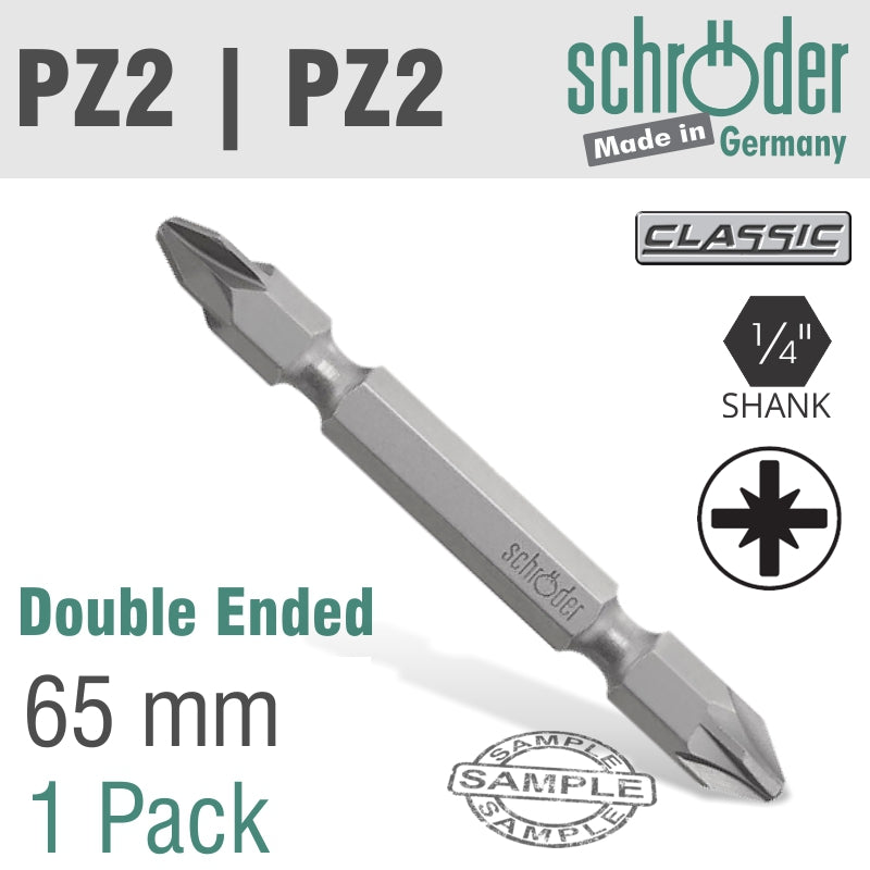 Schroder D/End Pz2Xpz2 65Mm Pwr.Bit 1Pk