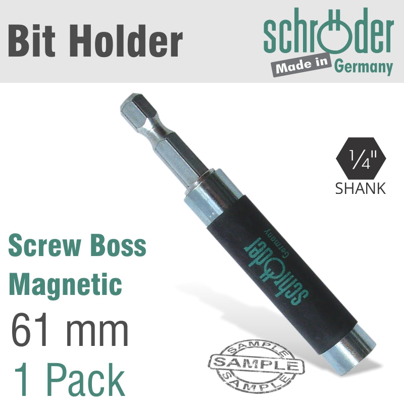 Schroder Screw Boss / Guide 61Mm Magnetic Bit Holder