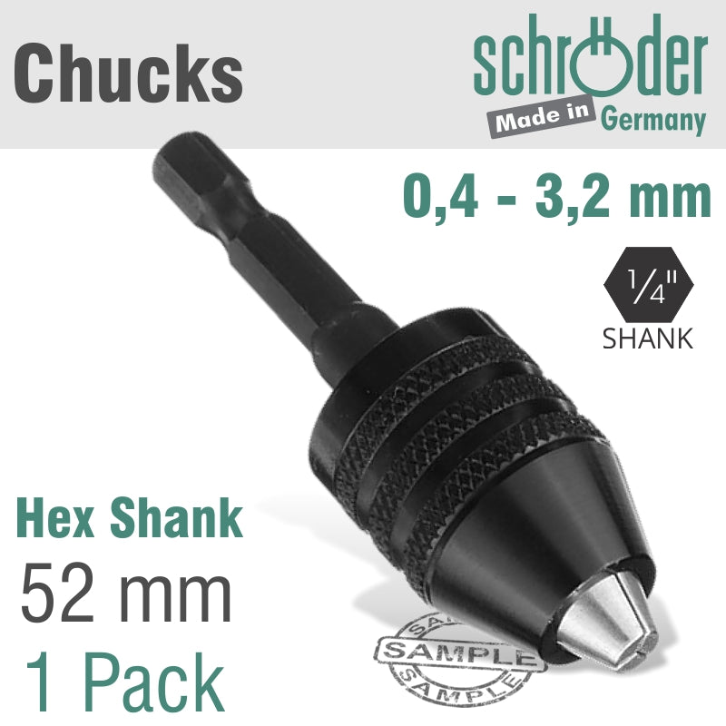 Schroder Chuck 0.4-3.2Mm Hex Shank