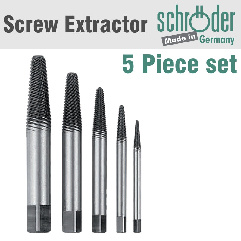 Screw Extractor Set 1-5 5Pce